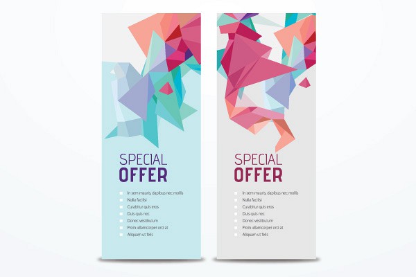 Modern Promo Banners Vector