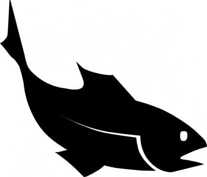 Moreno Fishblack clip art