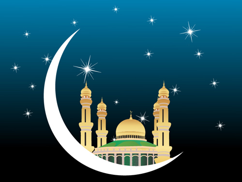 Mosques Vector Graphic