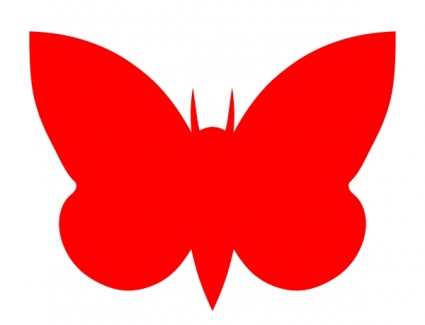 Moth Red clip art