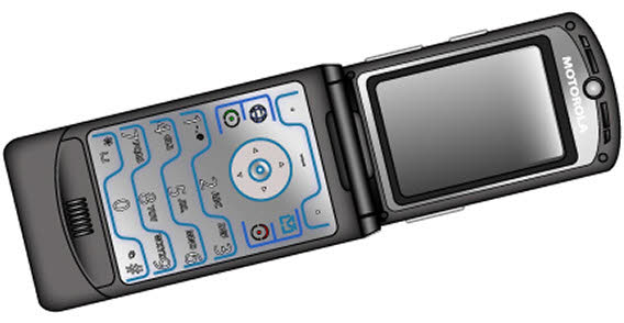 Motorola free vector cell phone