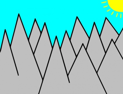 Mountains clip art