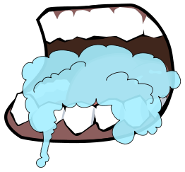 Mouth Foaming 1