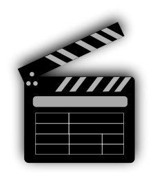 Movie clapper Board