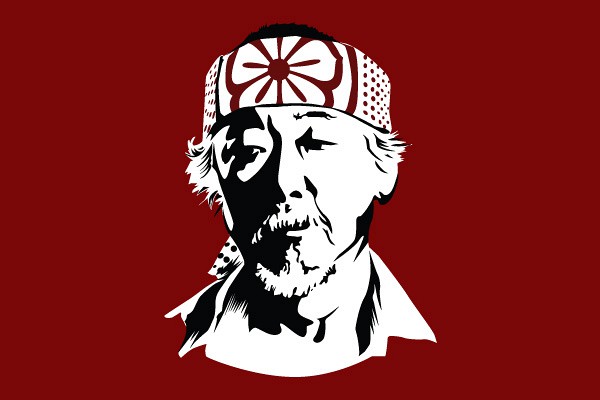 Mr. Miyagi Vector Illustration