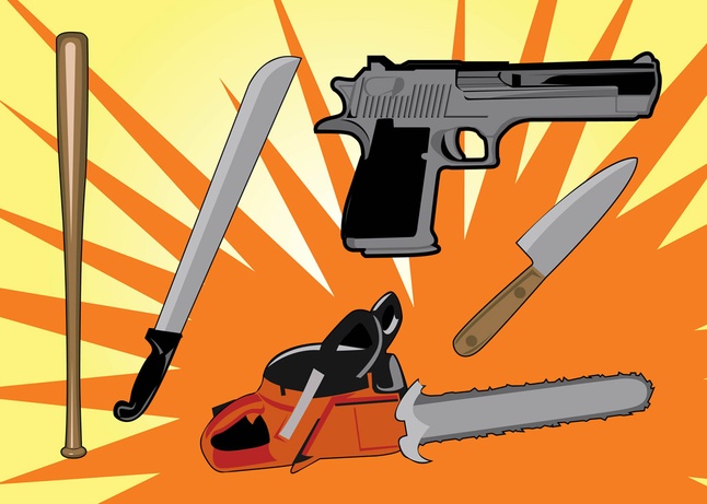 Murder Weapons Vector