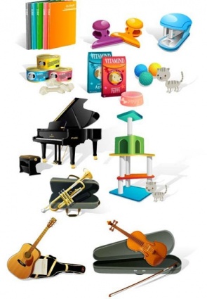 Music Instrument, Dog Food, Office