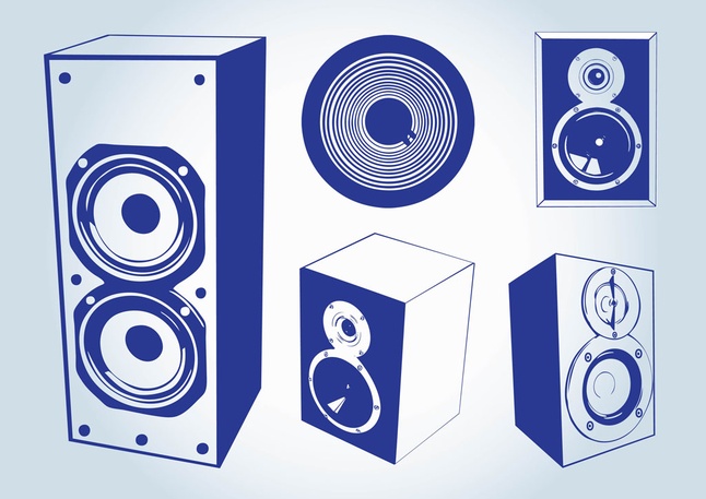 Music Speakers Vectors