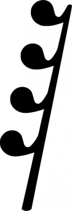 Music Symbol Rest clip art