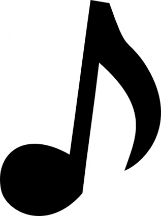 Musical Note 2 clip art