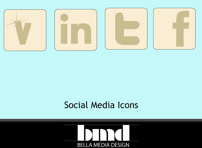 Muted Social Media icons including <a href=