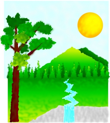 Natural Landscape clip art