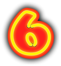 Neon Numerals-6