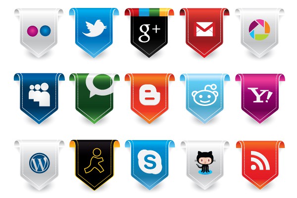 New Social Media Vector Icons