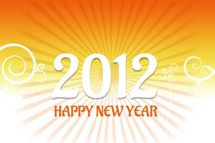 New Year Card Vector