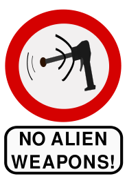 No alien weapons