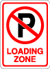 No Parking Loading Zone