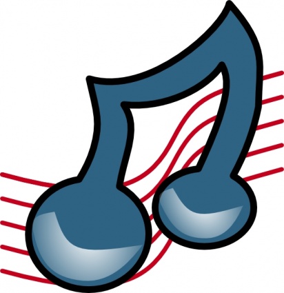 Note Symbol Cartoon Musical Bold Writing