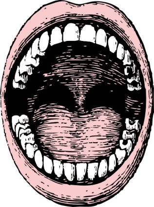 Open Mouth clip art