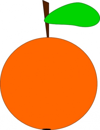 Orange clip art