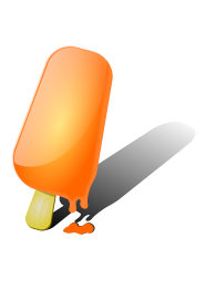 Orange ice