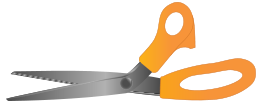 Orange Scissors