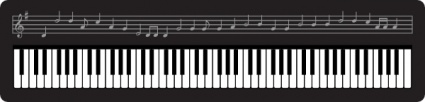 Organ Keyboard clip art