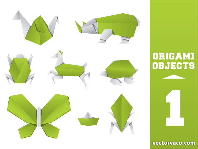 Origami Animal Vector