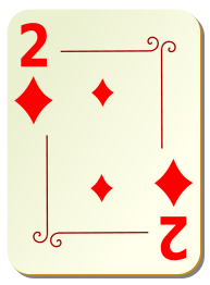 Ornamental deck: 2 of diamonds