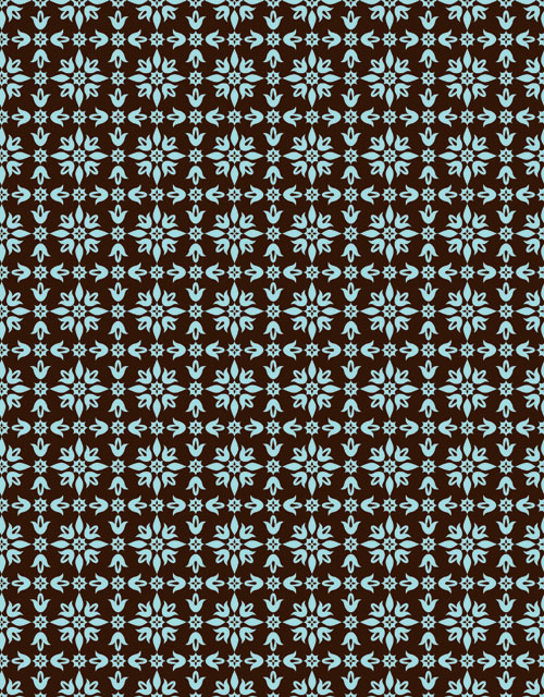 Ornamental Seamless Vector Pattern Background