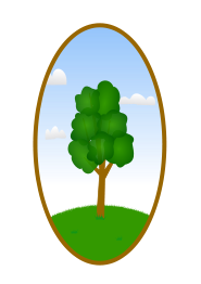 Oval Tree Landscape 2