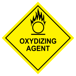 Oxidizing Agent Sign