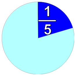 Part And Fraction 1/5