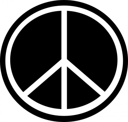 Peace Symbol 2 clip art