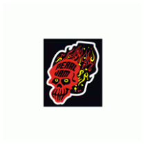 Pearl Jam Flaming Skull