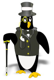 Penguin In Tux(bordered Correctly)