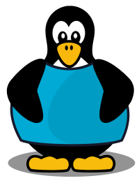 Penguin with a shirt