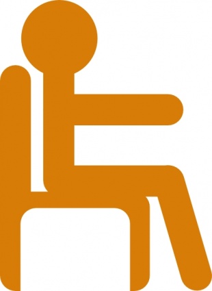 Person In Chair clip art