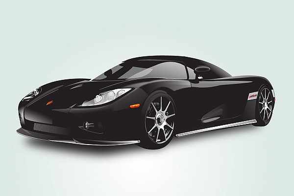 Photorealistic Sports Car Vector