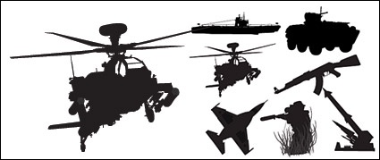 Pictures Vector military weapons material