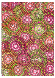 Pink Lime Circle Pattern Scrapbook Paper