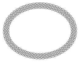 Plait Border Oval