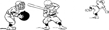 Play Base Ball clip art