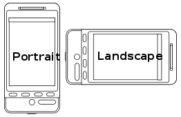 Portrait v Landscape Device Orientation