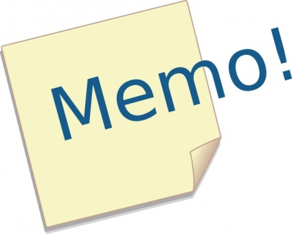 Post-it Memo clip art