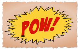 POW Comic Book Sound Effect