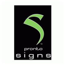 Pronto Signs