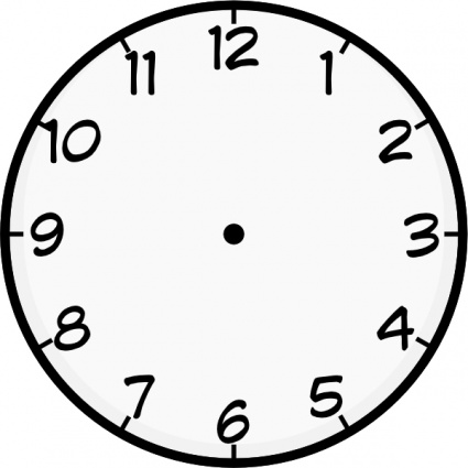 Purzen Clock Face clip art