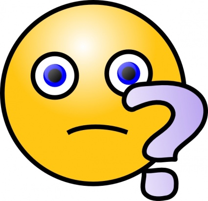 Question Smiley clip art