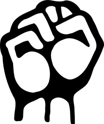 Raised Fist clip art